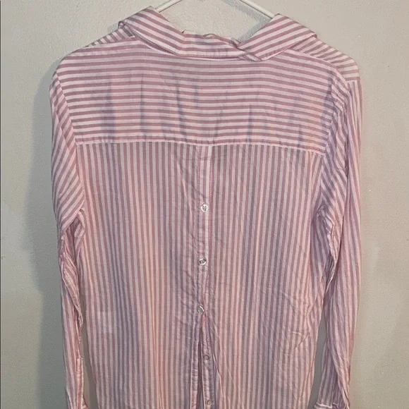 Soho Pink Casual Button Down Shirt - Picture 4 of 5